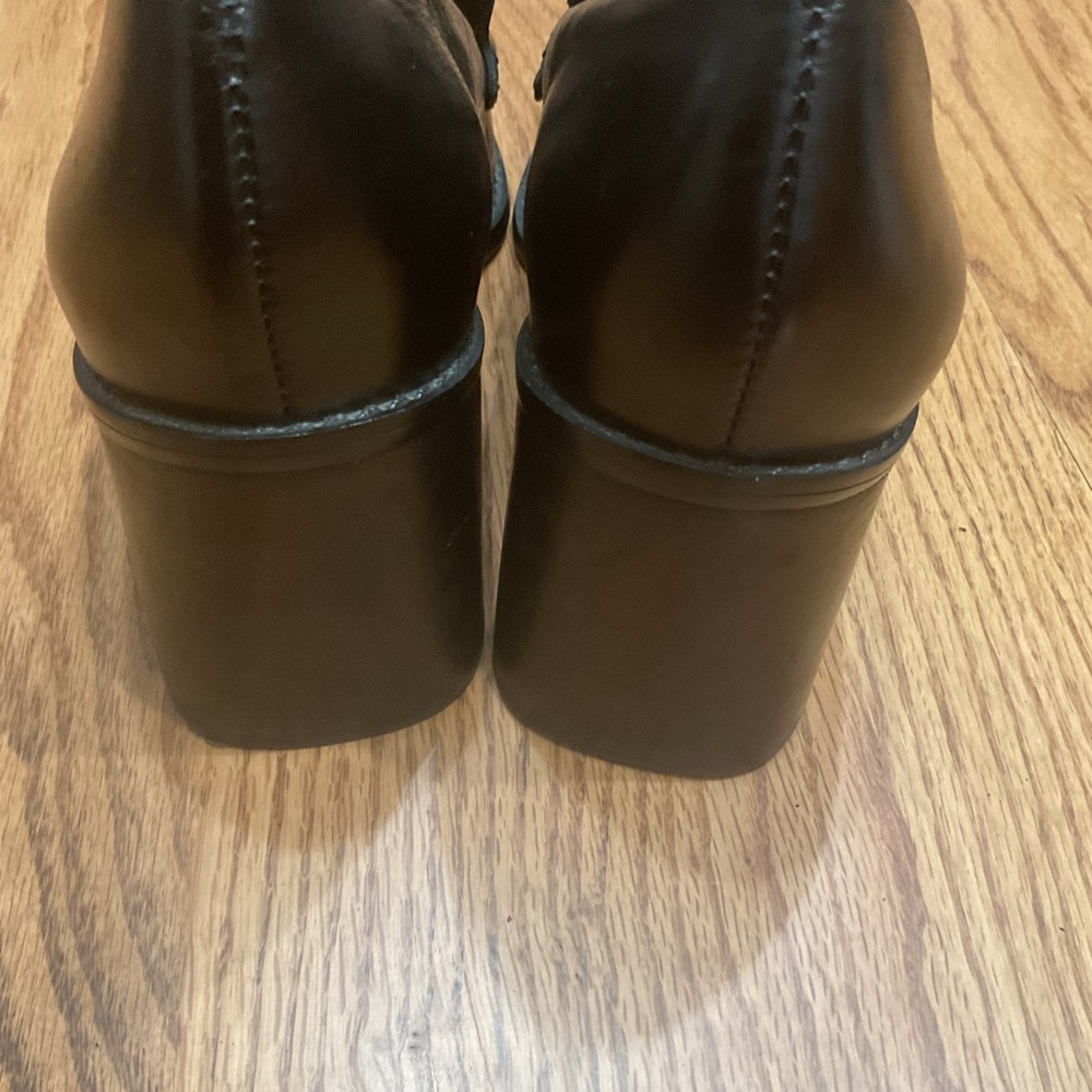 Vince Camuto Black Leather Loafers - Picture 4 of 5
